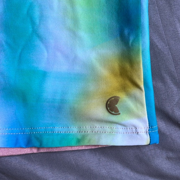 Citrus reversible tie dye swim/active shorts - Picture 6 of 14